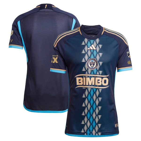 Philadelphia Union adidas 2024 Primary Authentic Blank Jersey - Navy