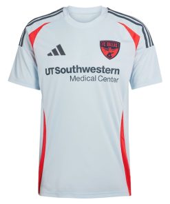 Alternative view of Marco Farfan FC Dallas adidas 2025 The Inferno Kit Replica Player Jersey - Light Blue