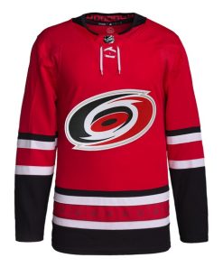 Alternative view of Carolina Hurricanes adidas Alternate Primegreen Authentic Jersey - Red