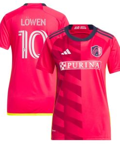 Eduard L?wen St. Louis City SC adidas Women's 2024 CITY Kit Replica Jersey - Red