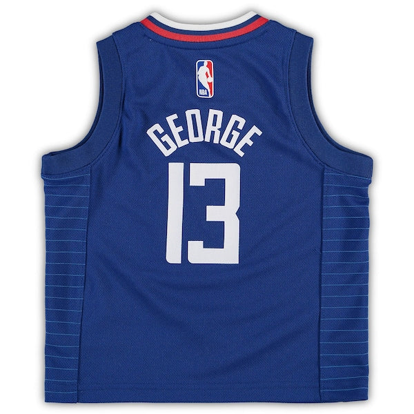 Paul George LA Clippers Nike Toddler 2020/21 Replica Jersey - Icon Edition - Royal - Image 3