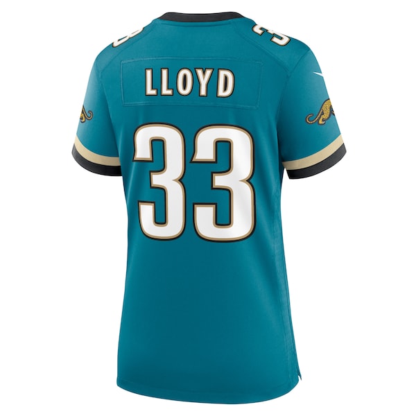 Devin Lloyd Jacksonville Jaguars Nike Women's Prowler Throwback Game Jersey - Teal - Image 3