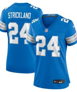 Alternative view of Loren Strickland Detroit Lions Nike Women's Team Game Jersey -  Blue