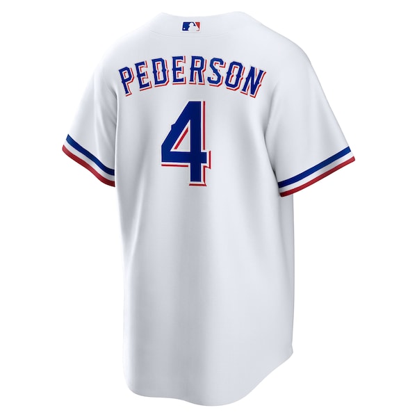 Joc Pederson Texas Rangers Nike Youth Home Replica Jersey - White - Image 3
