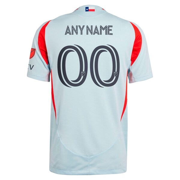 FC Dallas adidas 2025 The Inferno Kit Authentic Custom Jersey - Light Blue - Image 3
