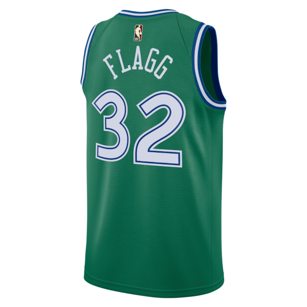 Dallas Mavericks Nike Classic Edition Jersey - Green - Cooper Flagg - Unisex - Image 3