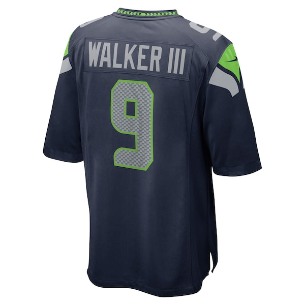 Kenneth Walker III Seattle Seahawks Nike Player Game Jersey - Navy - Image 3