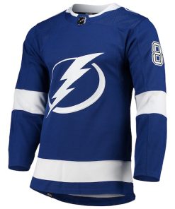 Alternative view of Nikita Kucherov Tampa Bay Lightning adidas Home Primegreen Authentic Player Jersey - Blue