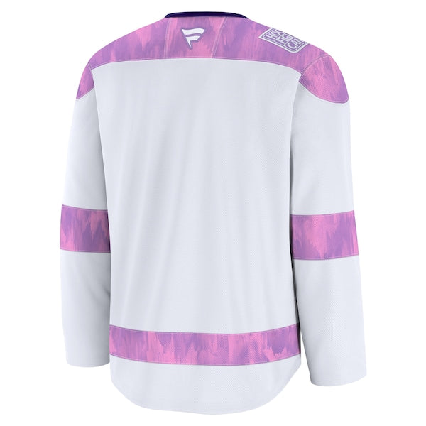 Colorado Avalanche 2024 Hockey Fights Cancer Practice Jersey - White - Image 3