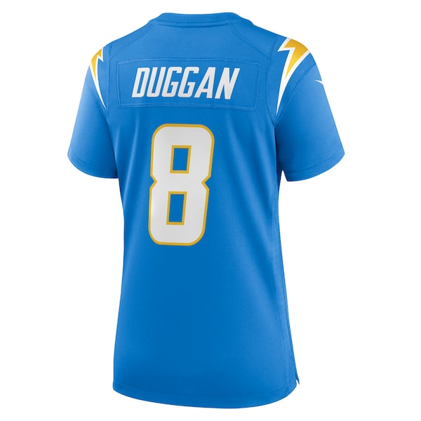 Max Duggan Los Angeles Chargers Nike Women's Team Game Jersey - Powder Blue - Image 3