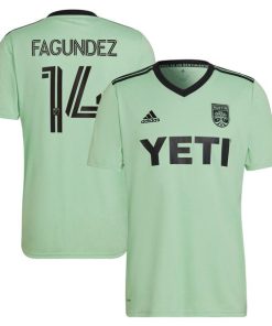 Diego Fag¨²ndez Austin FC adidas 2022 The Sentimiento Kit Replica Player Jersey - Mint