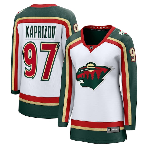 Kirill Kaprizov Minnesota Wild Women's 25th Anniversary Breakaway Player Jersey - White