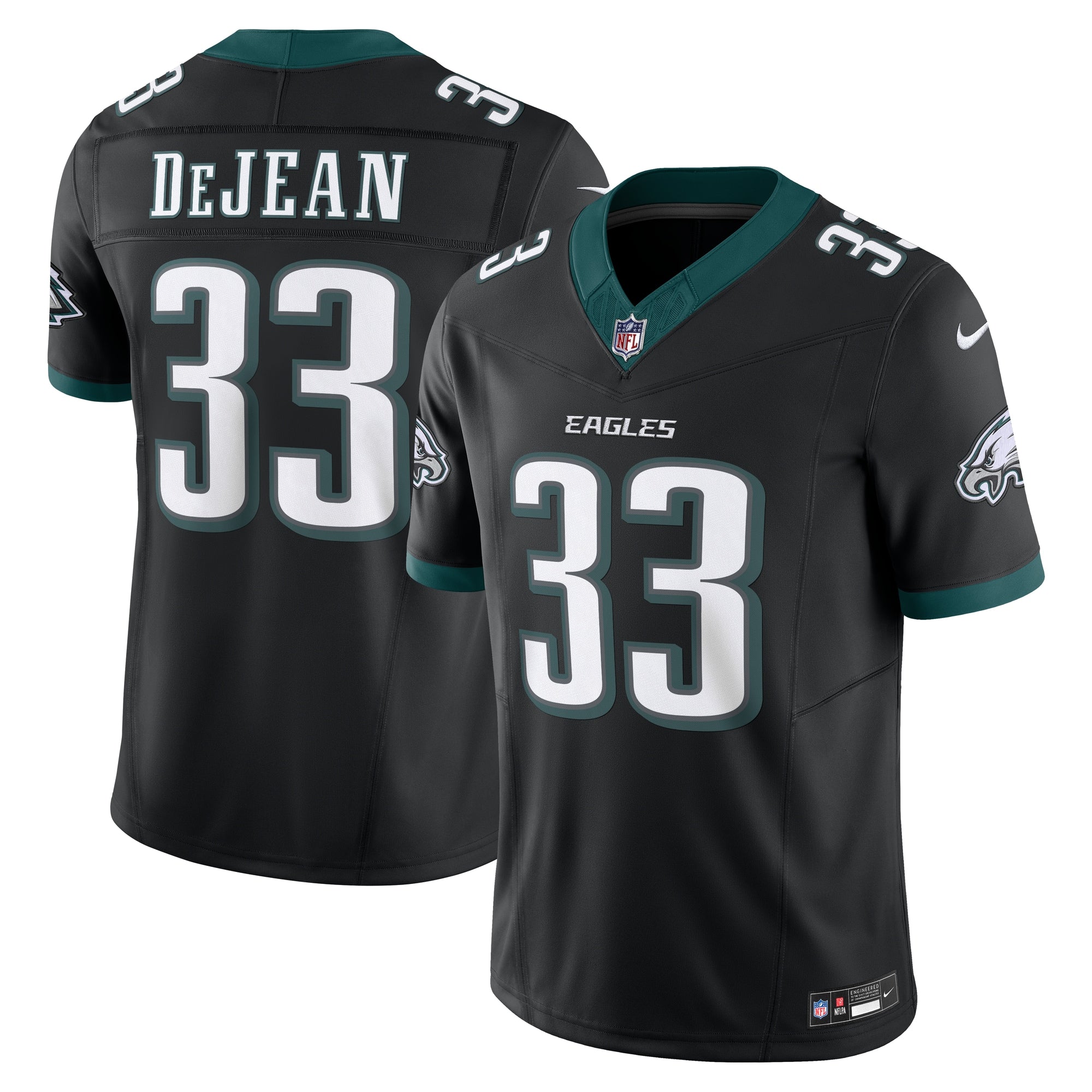 Cooper DeJean Philadelphia Eagles Nike Alternate 2 Vapor F.U.S.E. Limited Jersey - Kelly Green/Black/Green - Image 7