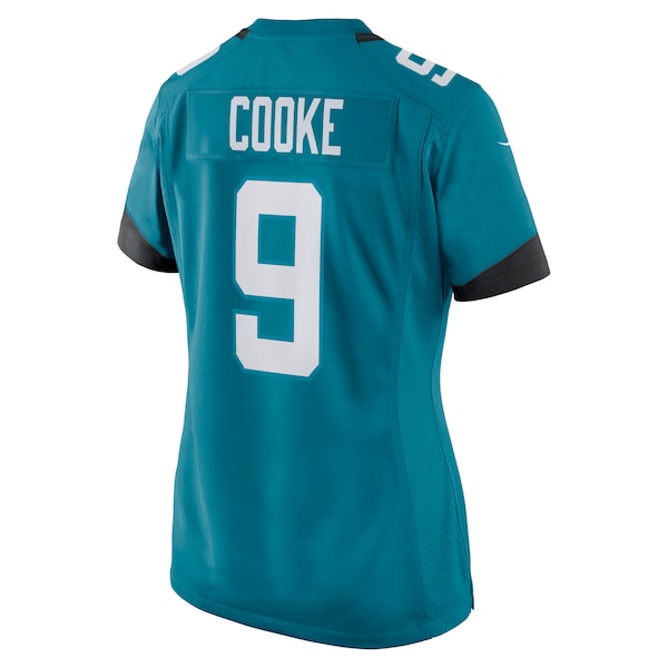 Logan Cooke Jacksonville Jaguars Nike Women's Game Jersey - Teal/Black - Image 4