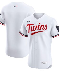 Minnesota Twins Nike Home Elite Jersey - White/Navy