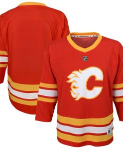 Calgary Flames Preschool Home Replica Blank Jersey - Red