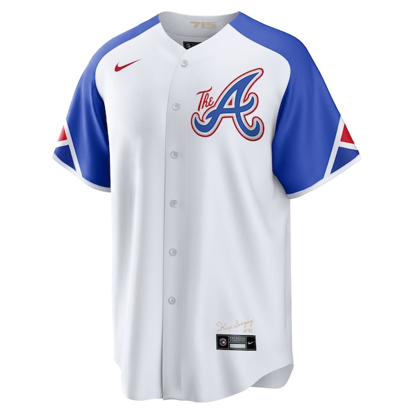 Eddie Rosario Atlanta Braves Nike 2023 City Connect Replica Player Jersey - White - Image 2