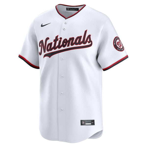 Carter Kieboom Washington Nationals Nike Home Limited Player Jersey - White - Image 2