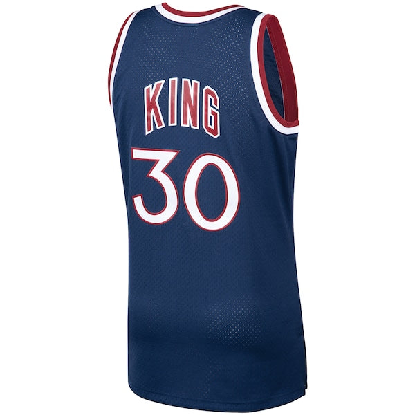 Bernard King New York Knicks 1982/83 Hardwood Classics Swingman Jersey - Navy - Image 3