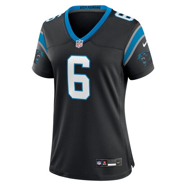 Miles Sanders Carolina Panthers Nike Women's Team Game Jersey - Black/Blue - Image 3