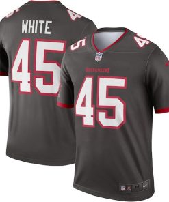 Devin White Tampa Bay Buccaneers Nike Alternate Legend Jersey - Pewter/Red