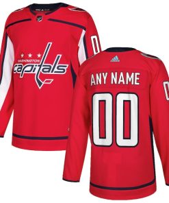 Washington Capitals adidas Authentic Custom Jersey - Red