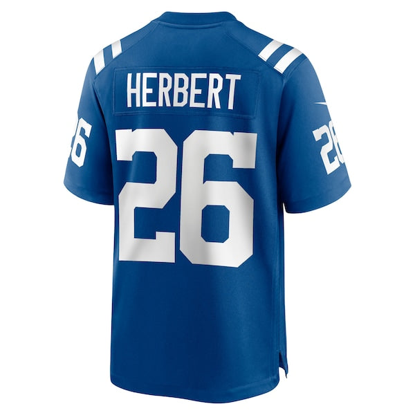 Khalil Herbert Indianapolis Colts Nike Team Game Jersey - Royal - Image 3