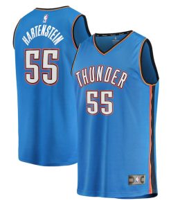 Isaiah Hartenstein Oklahoma City Thunder  Fast Break Replica Player Jersey - Icon Edition - Blue