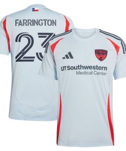 Logan Farrington FC Dallas adidas 2025 The Inferno Kit Replica Player Jersey - Light Blue