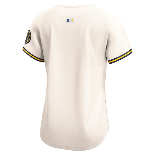 Milwaukee Brewers Nike Women's Home Limited Jersey - Cream - Image 3