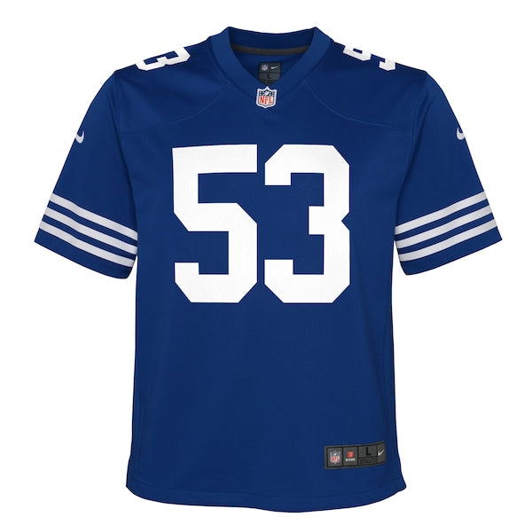 Shaquille Leonard Indianapolis Colts Nike Youth Game Jersey - Royal/Blue - Image 3