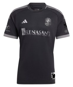 Alternative view of Sam Surridge Nashville SC adidas 2024 Man In Black Kit Authentic Player Jersey?¨C Black