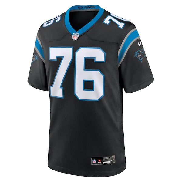 Calvin Throckmorton Carolina Panthers Nike Team Game Jersey - Black - Image 3
