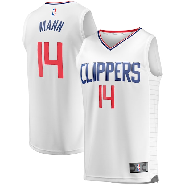Terance Mann LA Clippers Fast Break Replica Player Jersey White - Association Edition