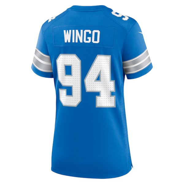 Mekhi Wingo Detroit Lions Nike Women's Team Game Jersey - Blue - Image 3