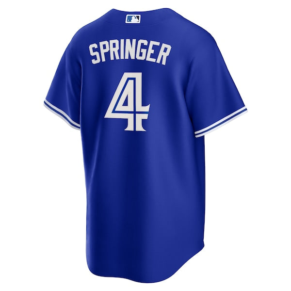 George Springer Toronto Blue Jays Nike Alternate Replica Player Jersey - Royal - Image 3