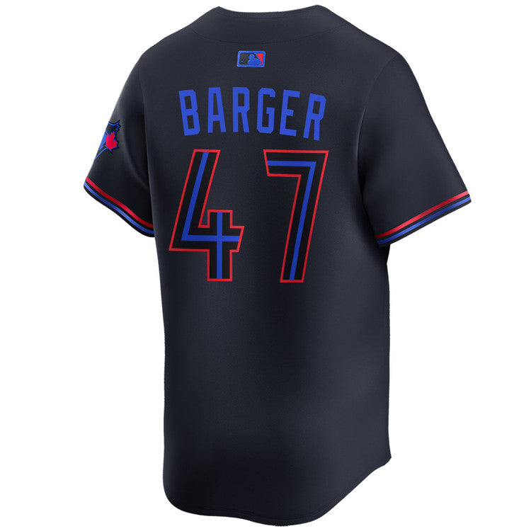 Addison Barger Toronto Blue Jays Nike Home Limited Player Jersey - City Connect- Blue - Image 3