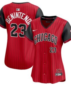 Andrew Benintendi Chicago White Sox Nike Women's 2025 City Connect Limited Player Jersey - Red/Black/Black