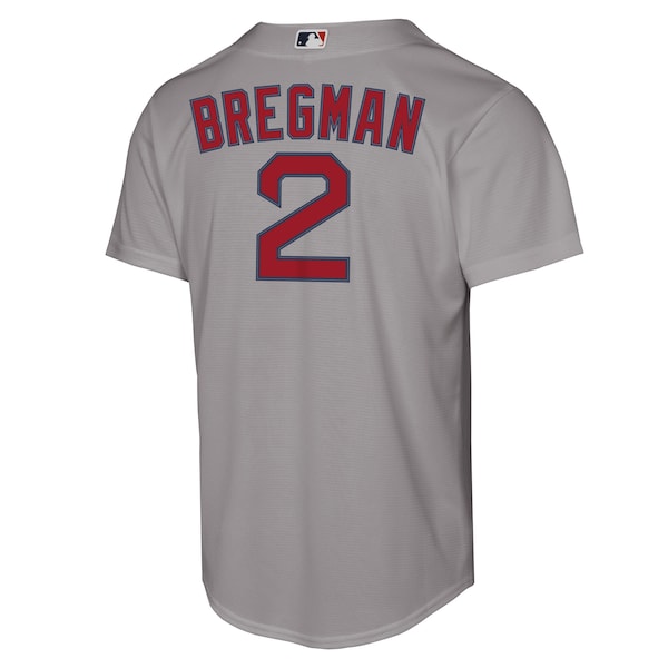 Alex Bregman Boston Red Sox Nike Youth Road Replica Jersey - Gray - Image 3