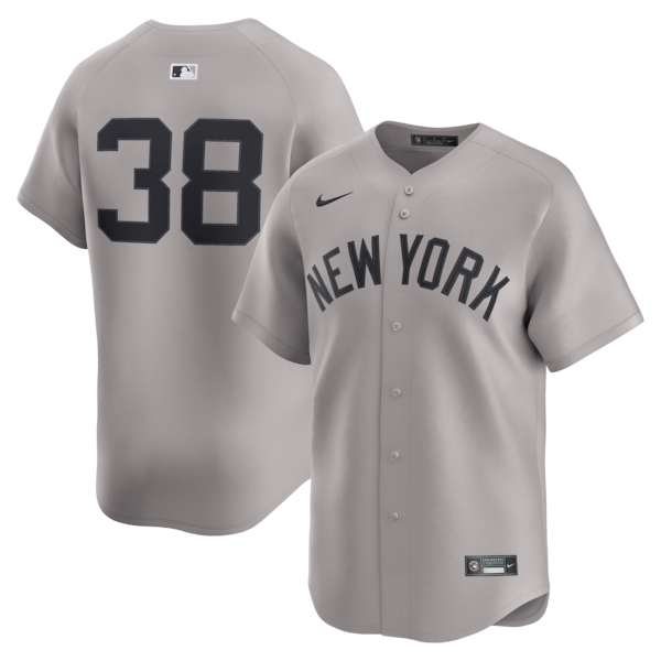 Devin Williams New York Yankees Nike Road Limited Player Jersey - Gray/White - Image 2