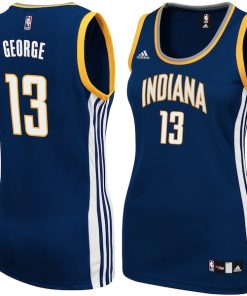 Paul George Indiana Pacers adidas Women's Replica Jersey - Navy