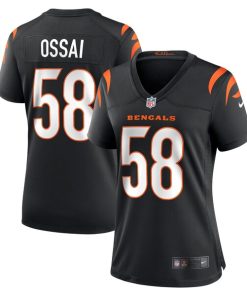 Joseph Ossai Cincinnati Bengals Nike Women's Game Jersey - Black