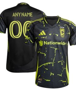 Columbus Crew adidas 2025 The Goosebumps Kit Authentic Custom Jersey - Black