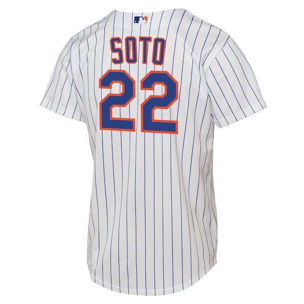 Juan Soto New York Mets Nike Youth Home Replica Jersey - White - Image 3
