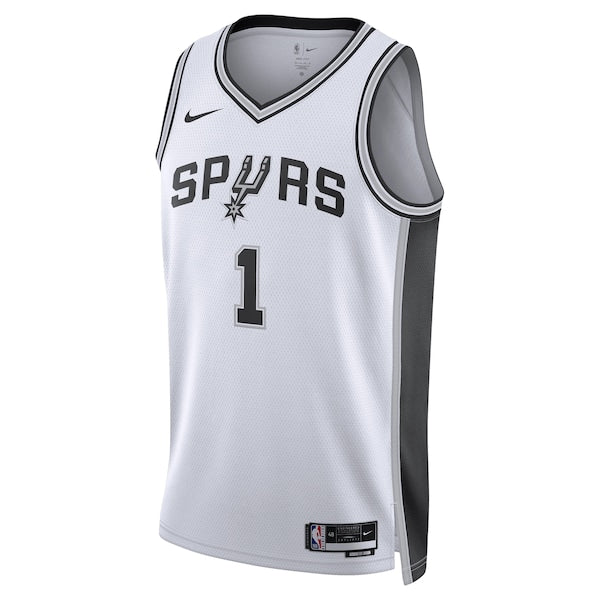 Victor Wembanyama San Antonio Spurs Nike Unisex Swingman Jersey - Association Edition - White - Image 2