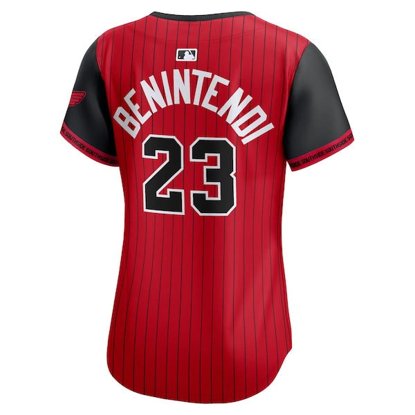 Andrew Benintendi Chicago White Sox Nike Women's 2025 City Connect Limited Player Jersey - Red/Black/Black - Image 4