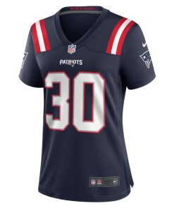 Alternative view of Marte Mapu New England Patriots Nike Women's Team Game Jersey -  Navy