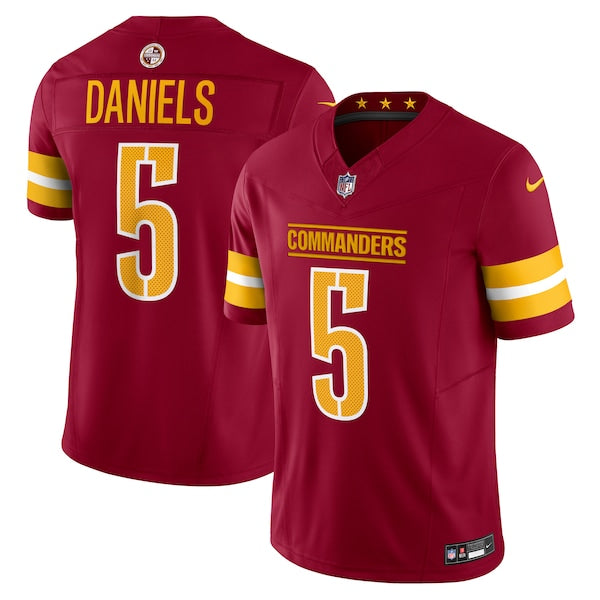 Jayden Daniels Washington Commanders Nike Vapor F.U.S.E. Limited Jersey - Burgundy/Black - Image 2