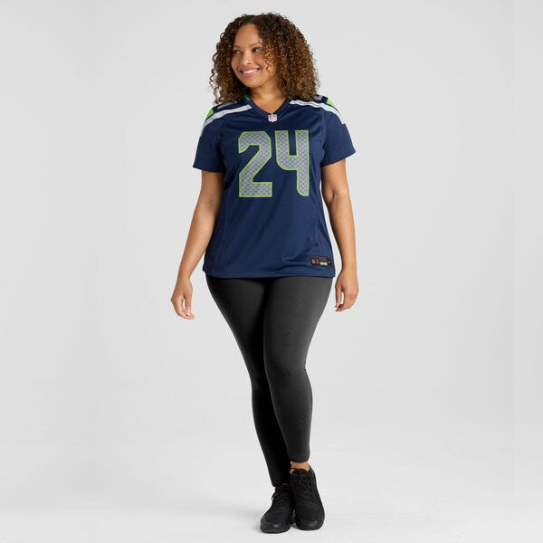 K'Von Wallace Seattle Seahawks Nike Women's Team Game Jersey - College Navy - Image 10