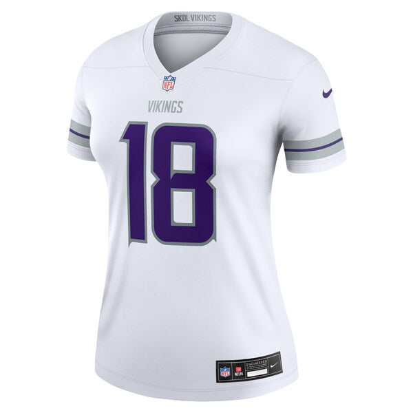 Justin Jefferson Minnesota Vikings Nike Women's Alternate Legend Jersey - White - Image 2